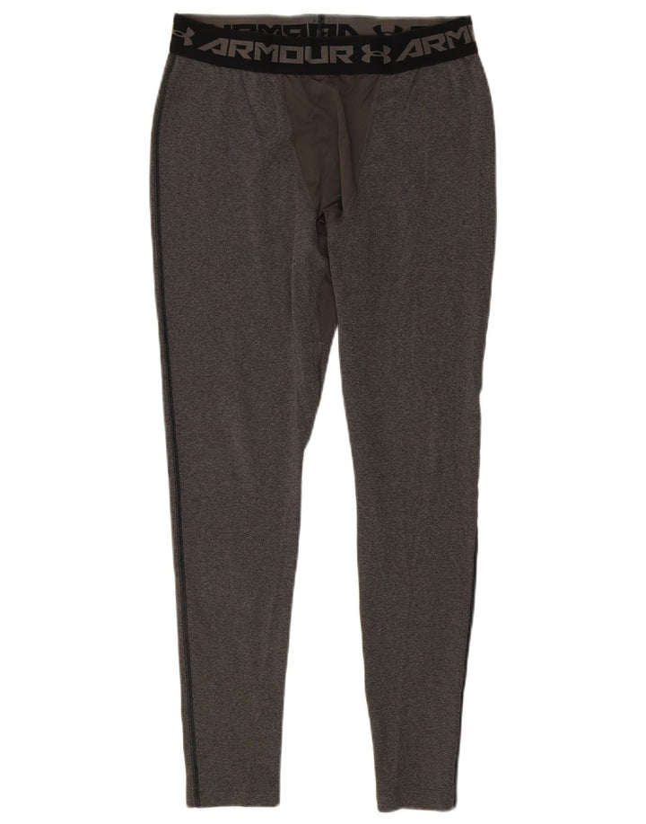Leggings gráficas masculinas UNDER ARMOUR cinza médio