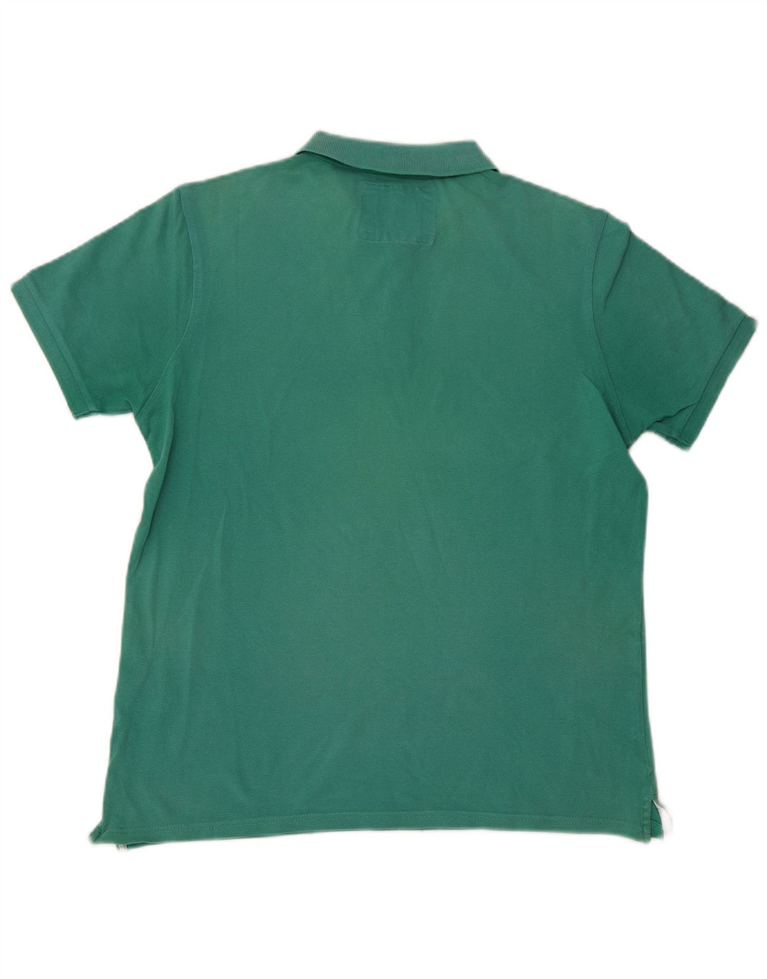 Camisa polo masculina Elvstrom algodão verde médio