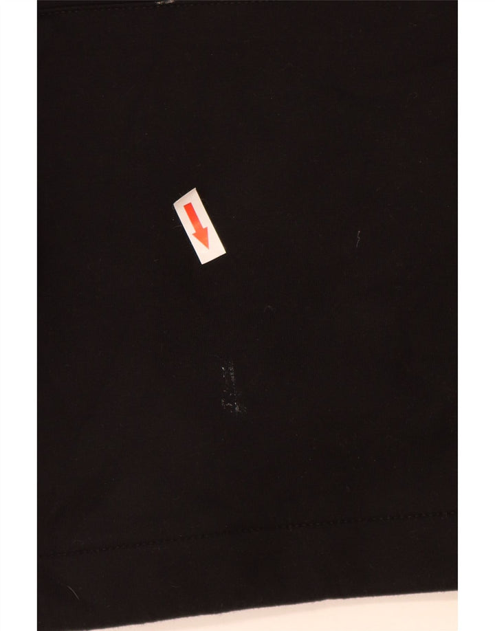 Zara moletom com capuz masculino pequeno algodão preto
