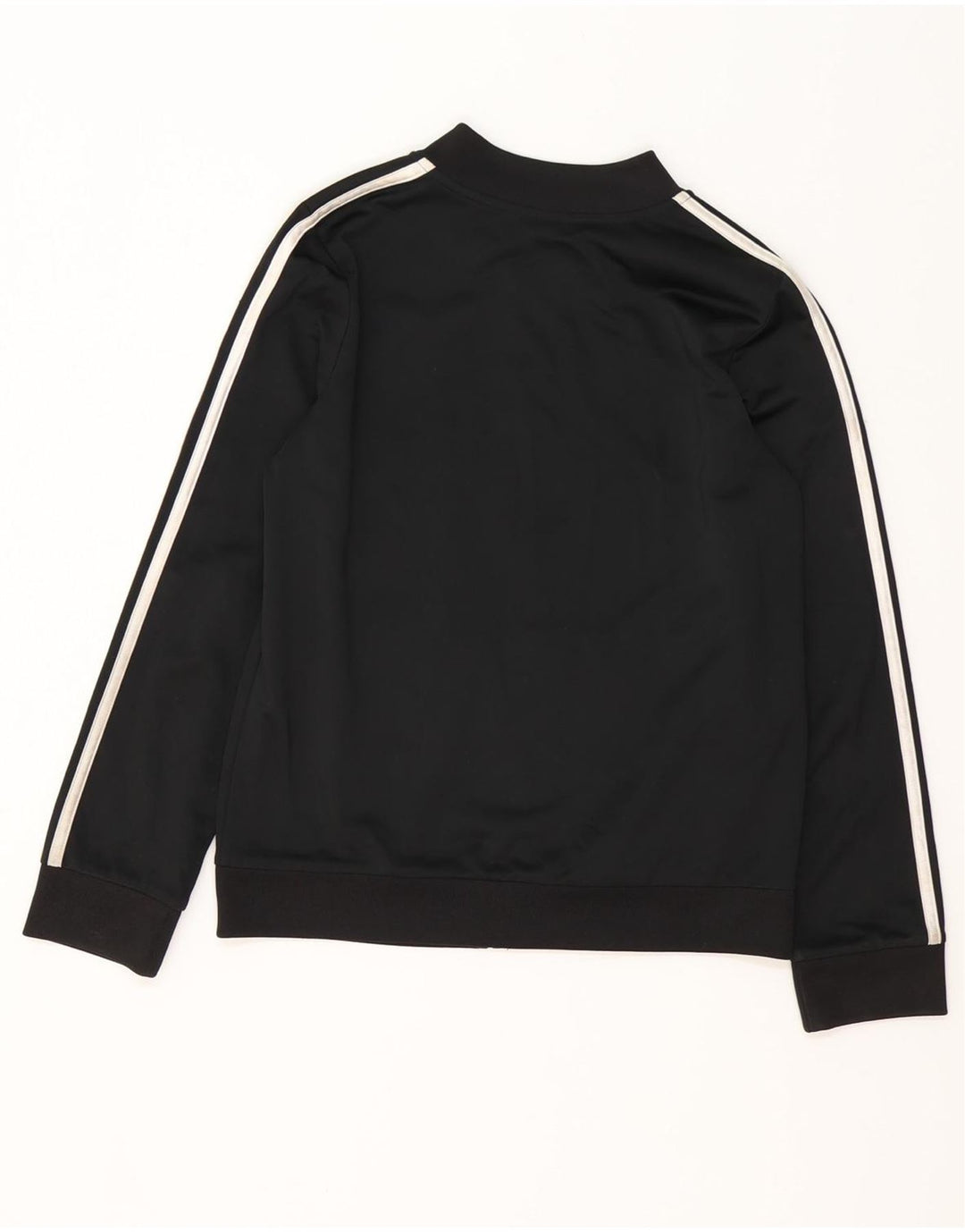 ADIDAS Meninos Tracksuit Top Jacket 15-16 Anos XL Preto Poliéster
