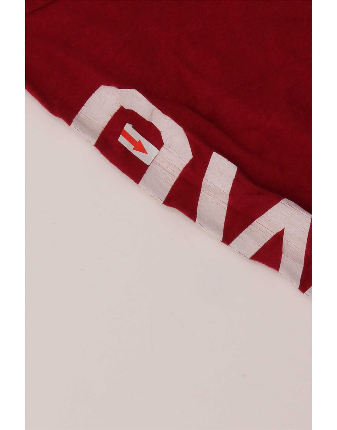 Champion masculino Temple University gráfico top manga comprida pequeno algodão vermelho