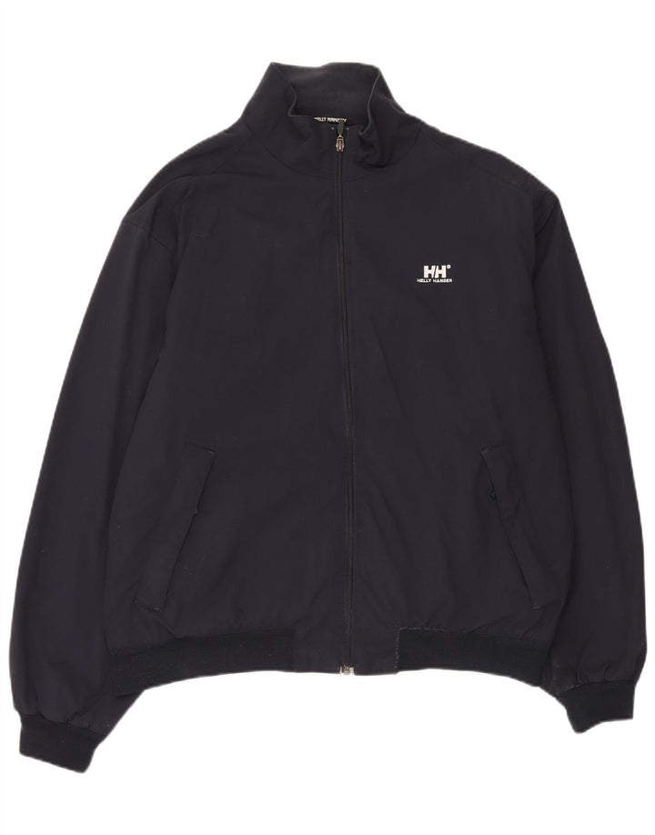 Jaqueta bomber masculina Helly Hansen Reino Unido 40 grande nylon azul marinho