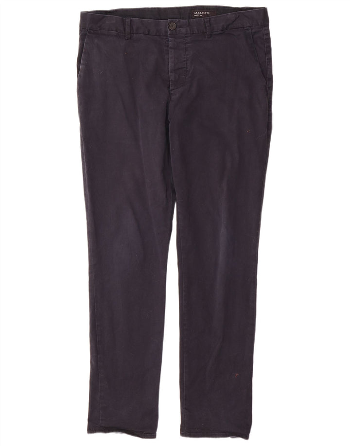 Calça Chino Slim Masculina All Saints W36 L31 Azul Marinho