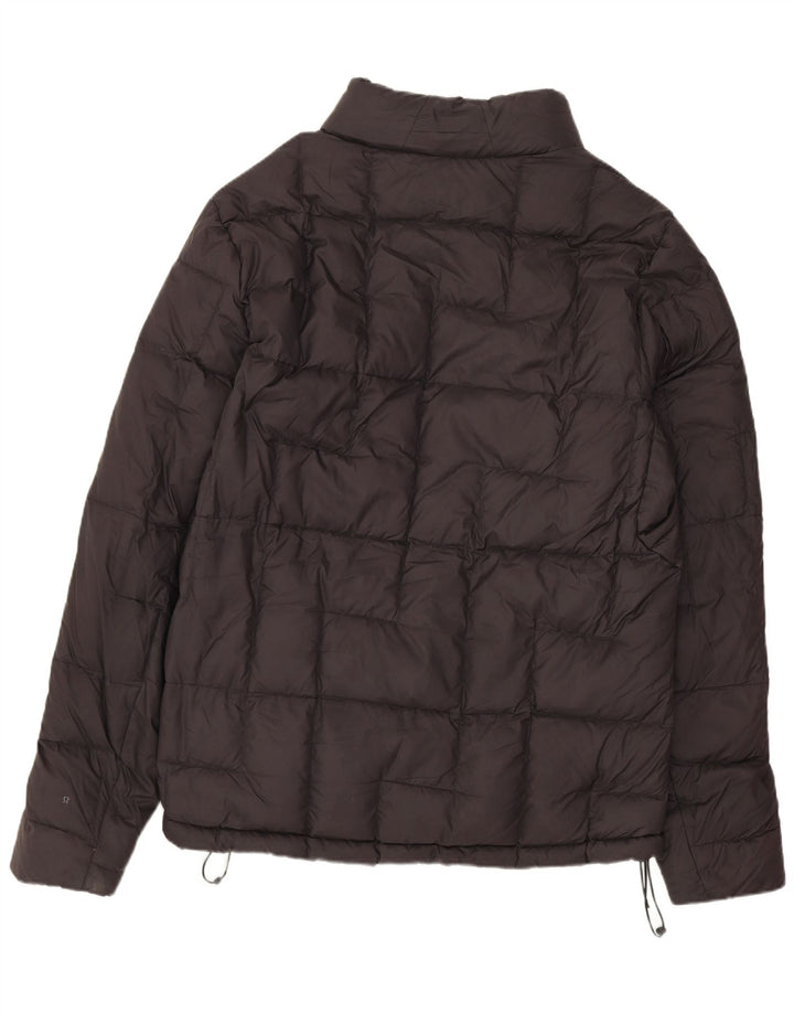 Jaqueta acolchoada feminina Lululemon UK 16 grande poliéster preto
