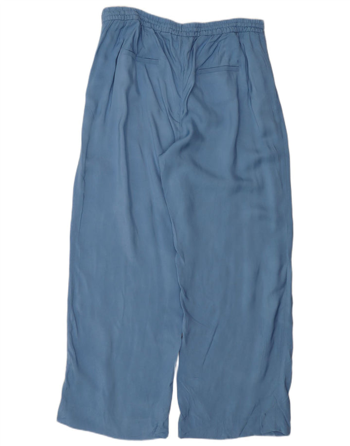 Zara Conjunto feminino de 2 peças UK 20 2XL W40 L31 Azul Viscose