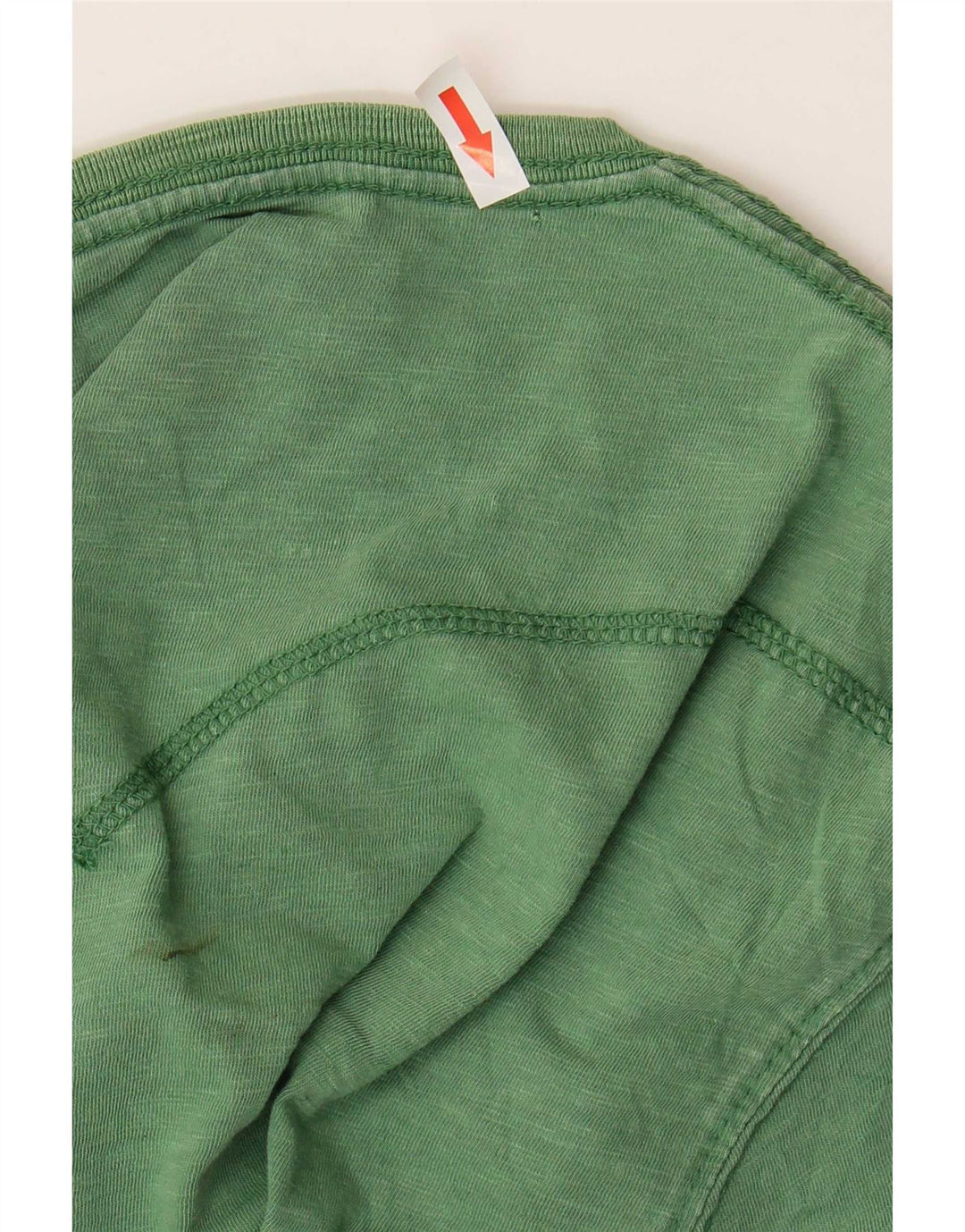 Camiseta masculina Levi's Top de algodão manchado verde médio
