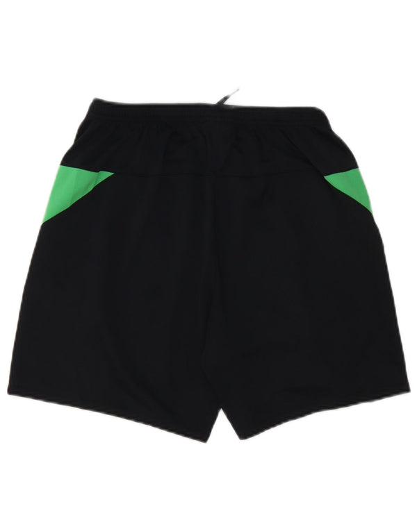 Umbro Mens Ireland Sport Shorts Pequeno Poliéster Colorblock Preto