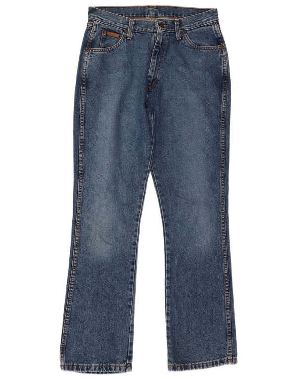 Wrangler Womens TIna Bootcut Jeans US 12 Large W30 L30 Blue Cotton