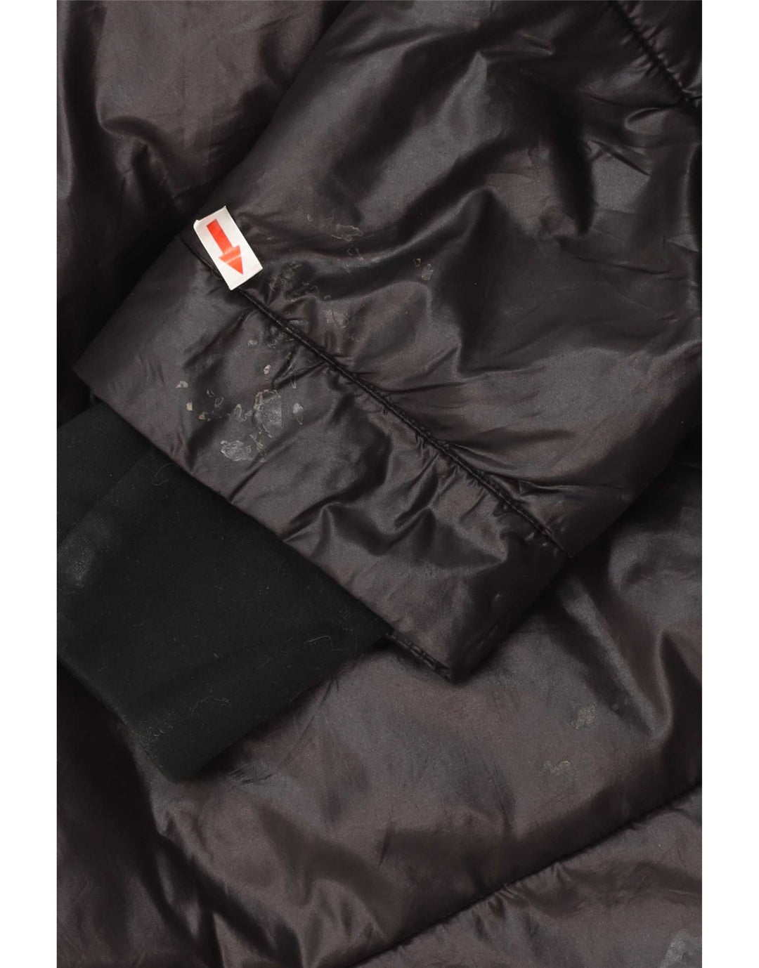 Jaqueta masculina acolchoada com capuz Michael Kors Reino Unido 38 poliéster preto médio