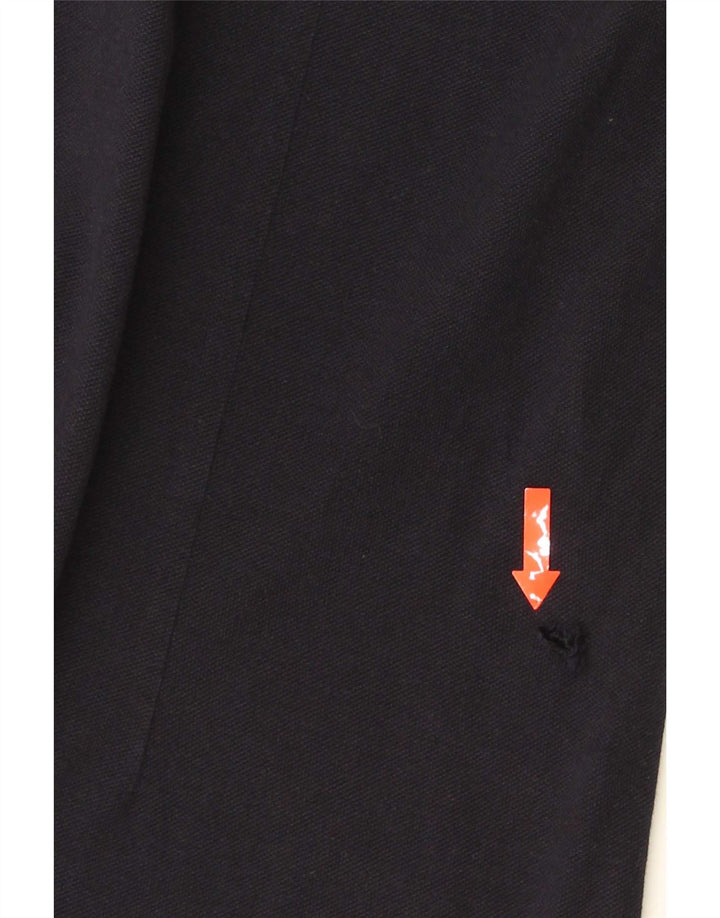 Zara Camisa masculina média azul marinho