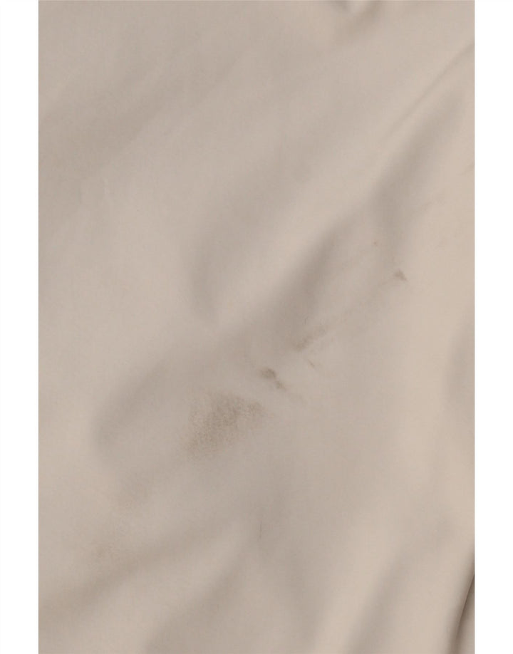 Jaqueta corta-vento superdimensionada com capuz feminino Superdry Reino Unido 10 pequeno branco