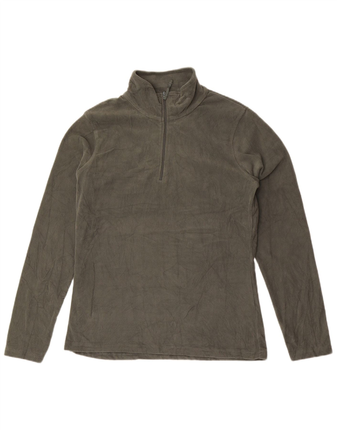 Suéter de lã feminino Mountain Warehouse com zíper e gola UK 14 verde médio