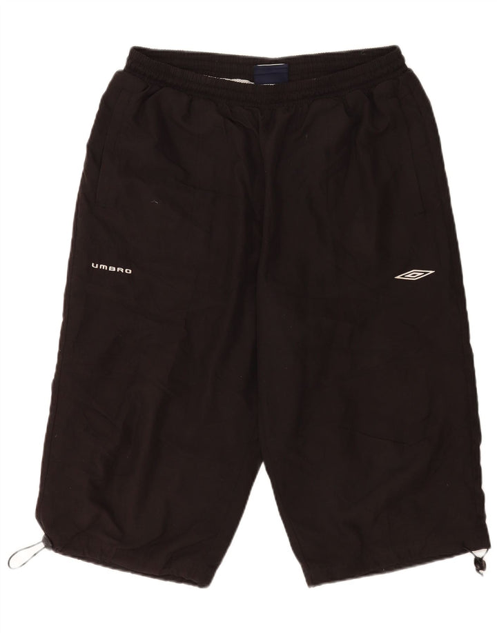 Umbro Mens Bermuda Sport Shorts Grande Poliéster Preto