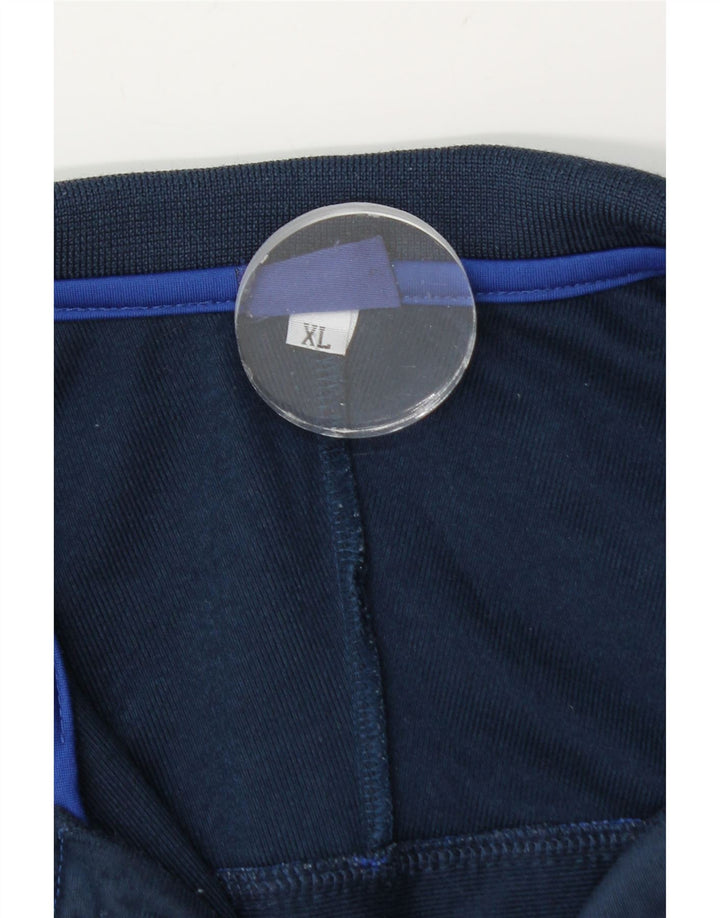 Asics Mens Tracksuit Top Jacket XL azul marinho poliéster