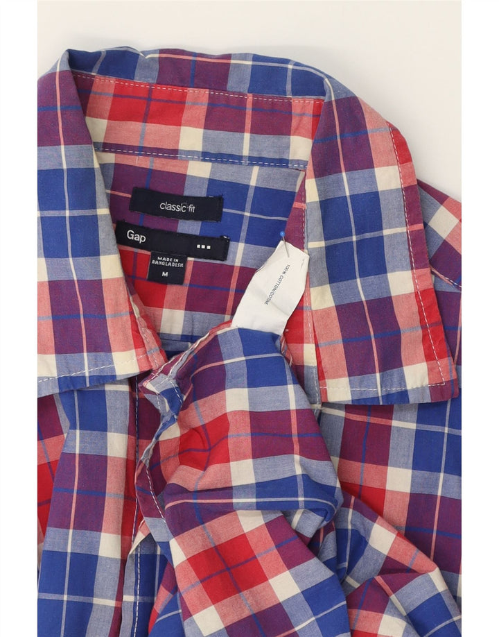 Camisa masculina GAP Classic Fit média de algodão xadrez multicolorido