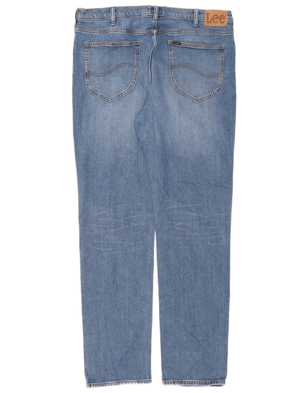 Calça jeans reta masculina Lee W38 L33 azul