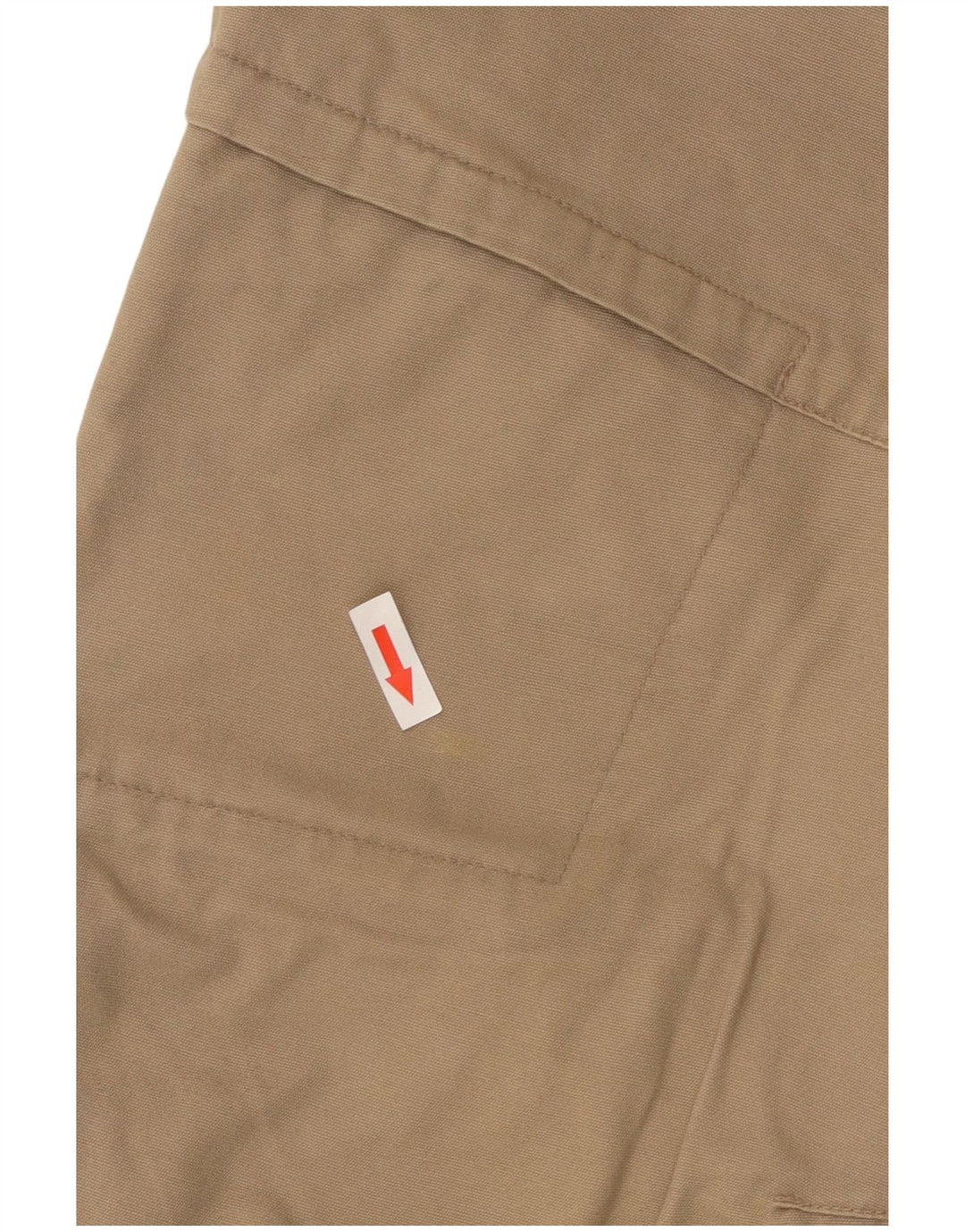 Bermuda cargo masculina Jack Wolfskin W33 grande algodão bege