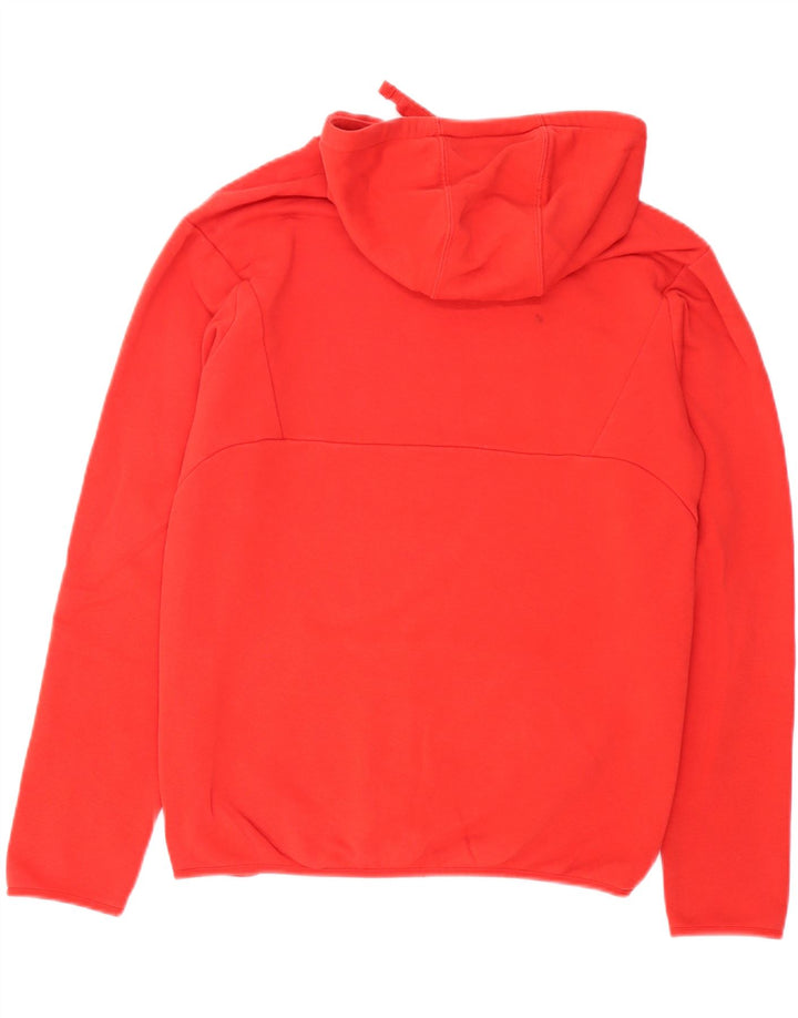 PUMA Mens Hoodie Jumper Pequeno Algodão Vermelho