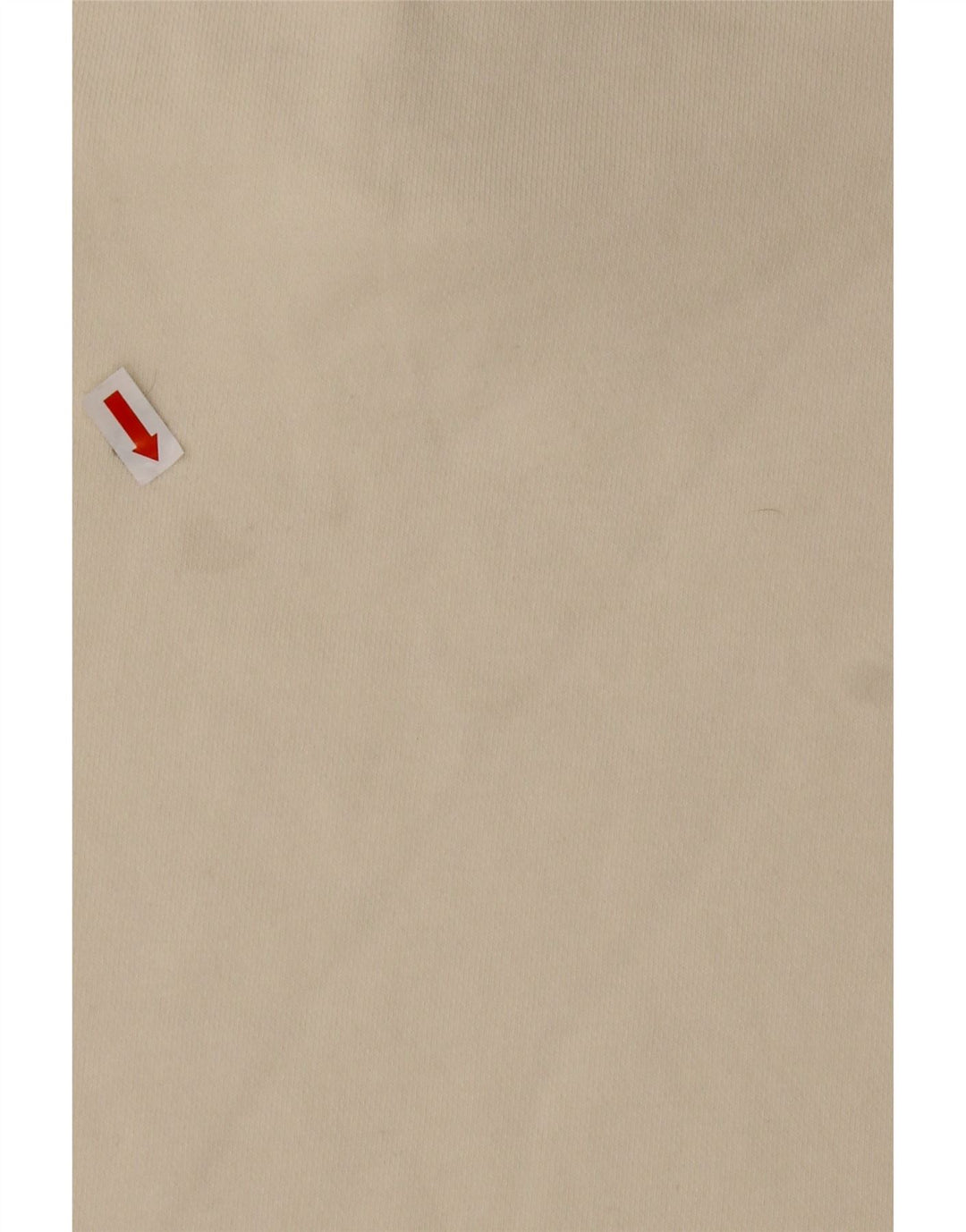 Suéter masculino REEBOK solto com zíper e gola em algodão branco médio