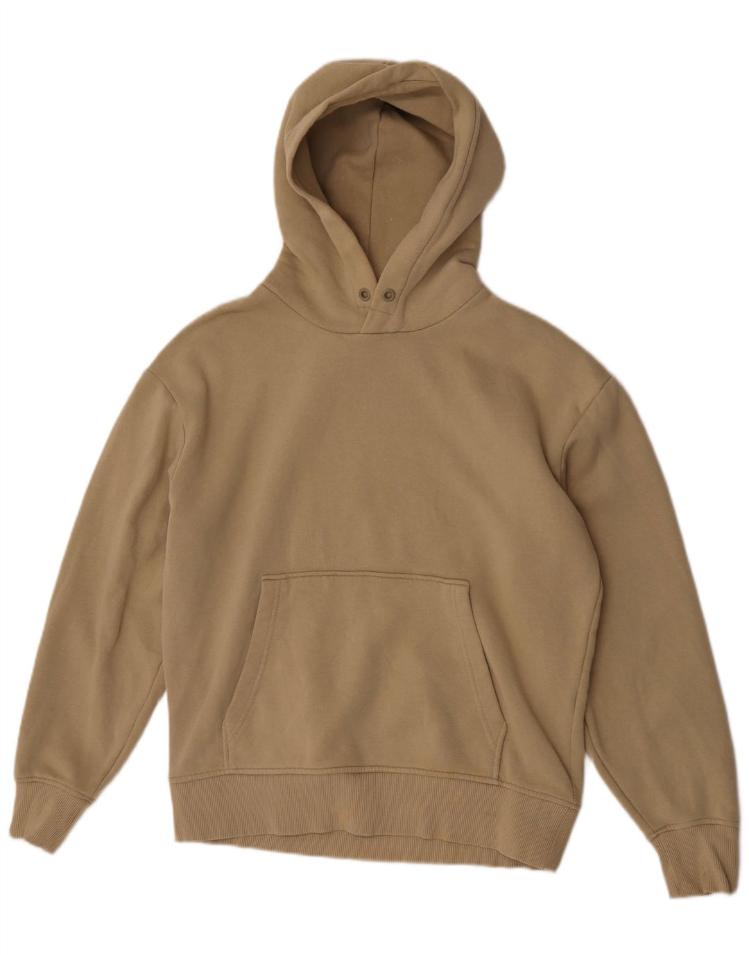 Zara moletom com capuz masculino pequeno algodão bege