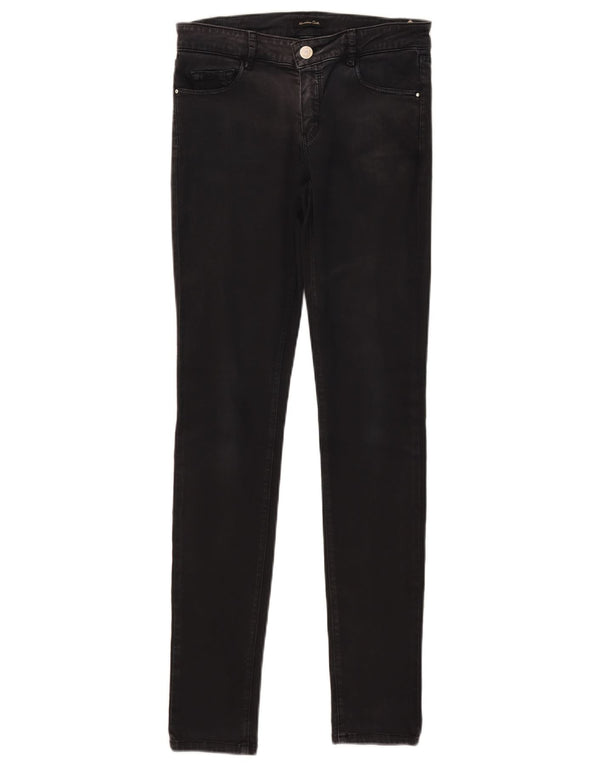 Jeans skinny feminino Massimo Dutti EU 36 XS W26 L30 algodão preto