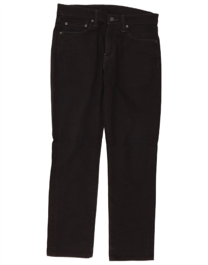 Levi's Masculino 511 Slim Jeans W32 L30 Algodão Preto