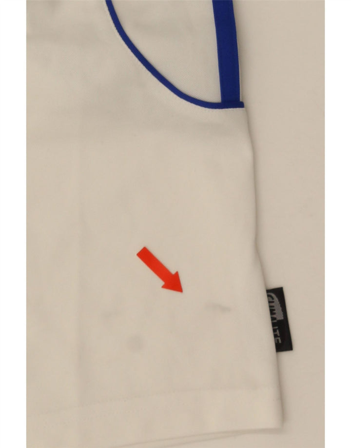 Adidas Mens Climalite Sport Shorts Pequeno Poliéster Colorblock Branco