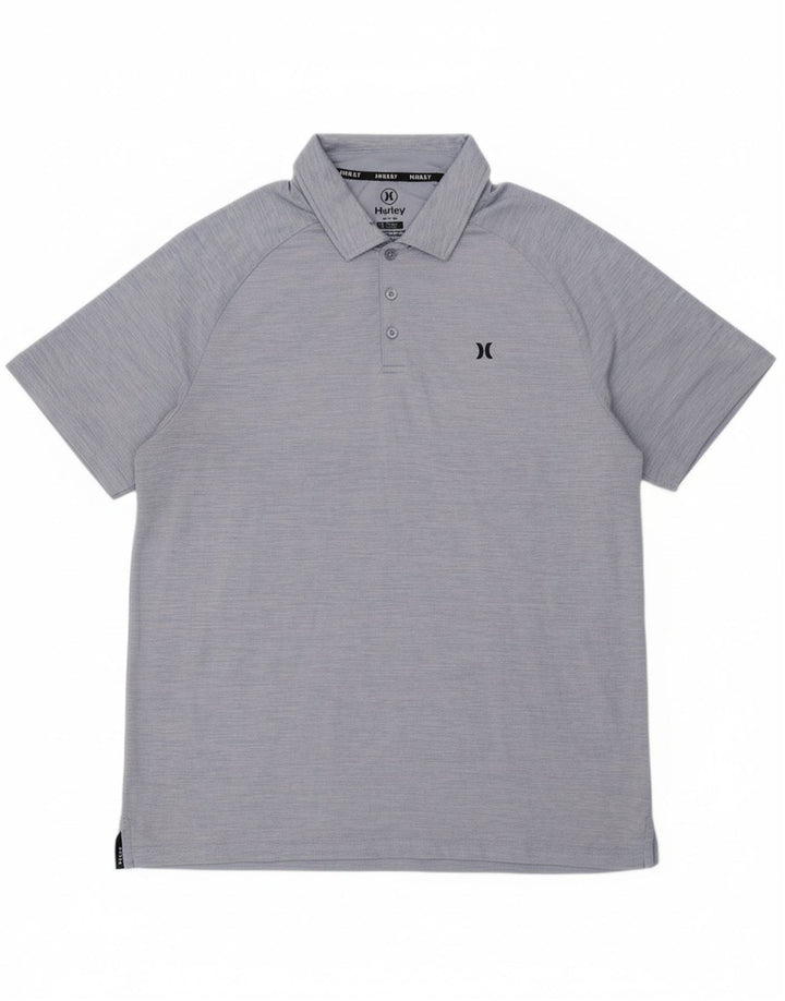 Camisa polo masculina HURLEY grande poliéster azul