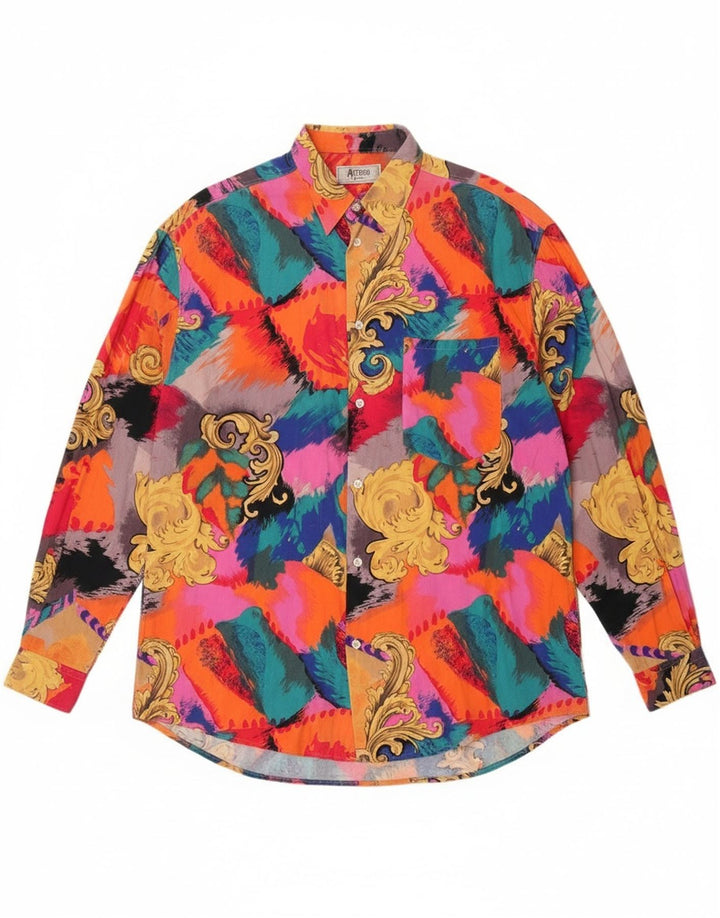 Camisa masculina Morris grande paisley multicolorida
