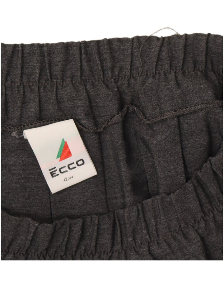 Saia plissada feminina Ecco EU 42 grande W32 cinza viscose