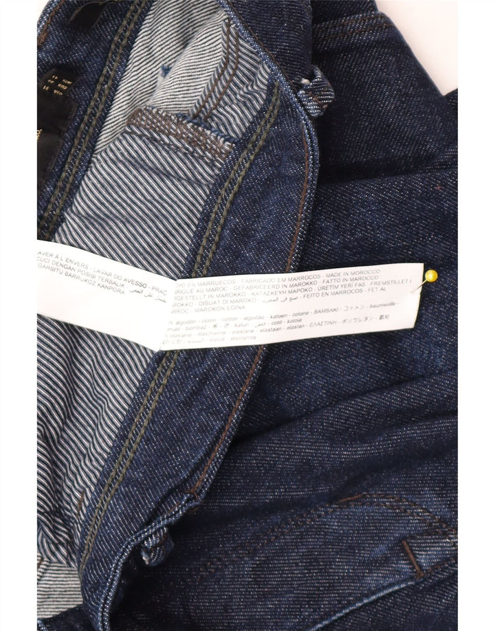 Massimo Dutti Mens Slim Jeans EU 40 Médio W31 L28 Azul Marinho Algodão