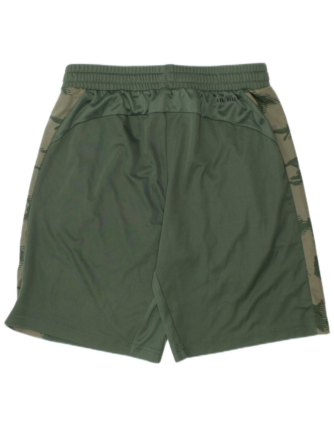 Shorts esportivos ADIDAS Aeroready para meninos 11-12 anos verde camuflado poliéster