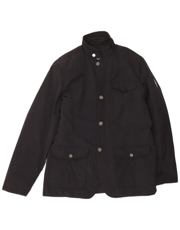 Jaqueta utilitária masculina Refrigue UK 44 2XL poliéster azul marinho