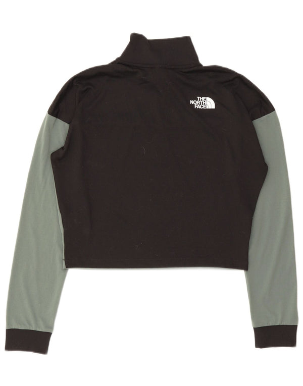 The North Face Womens Graphic Pullover Treino Top Reino Unido 14 Médio Caqui
