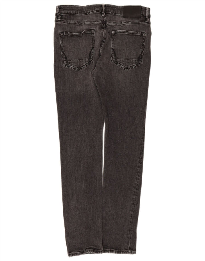 ALL SAINTS Mens Rex Slim Jeans W32 L30 Algodão Cinza