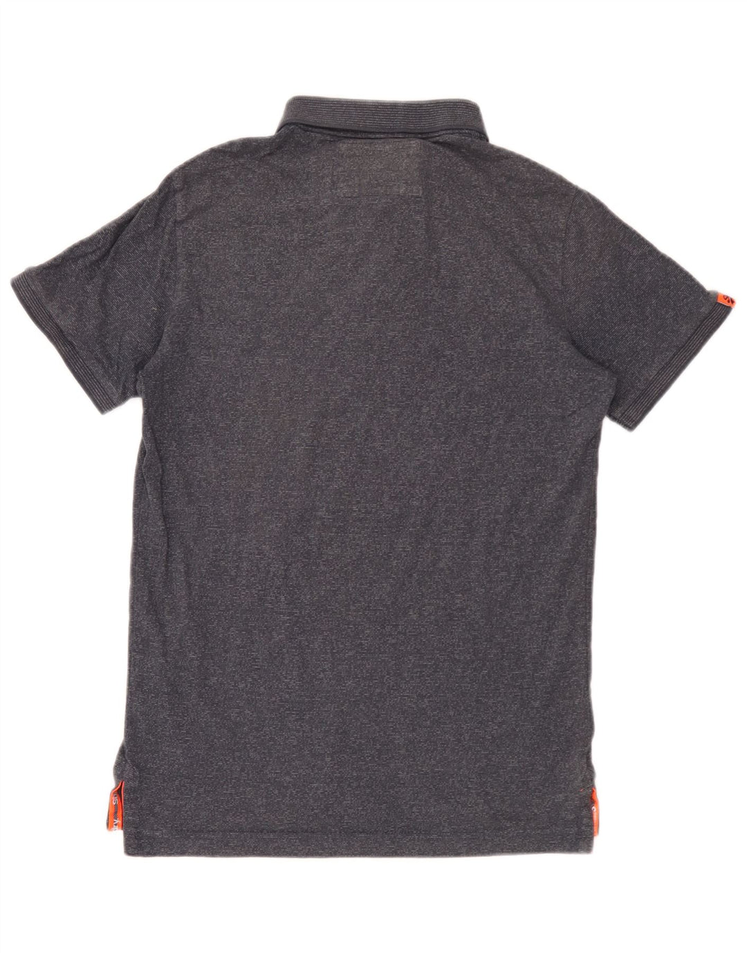 Camisa polo masculina Superdry média azul marinho manchada
