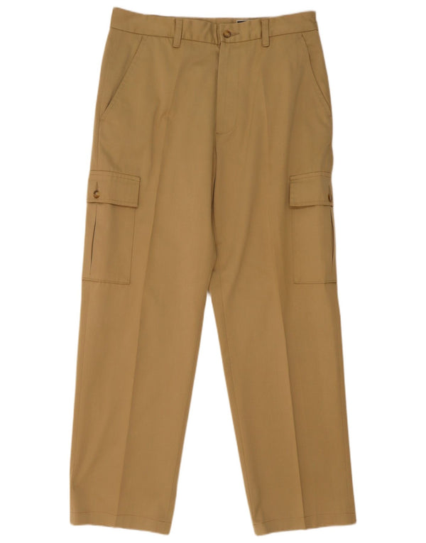 Calça Carrera Masculina Reta Cargo IT 50 W32 L31 Algodão Bege