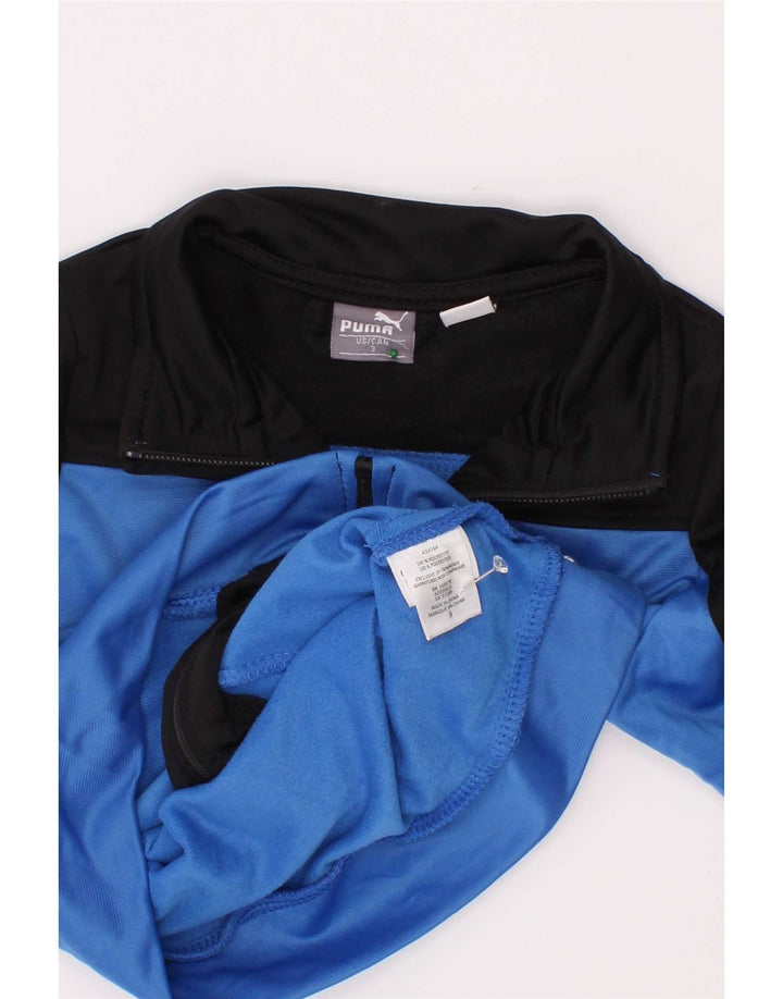 Jaqueta Puma Boys Graphic Tracksuit Top 2-3 Anos Azul Colorblock Poliéster