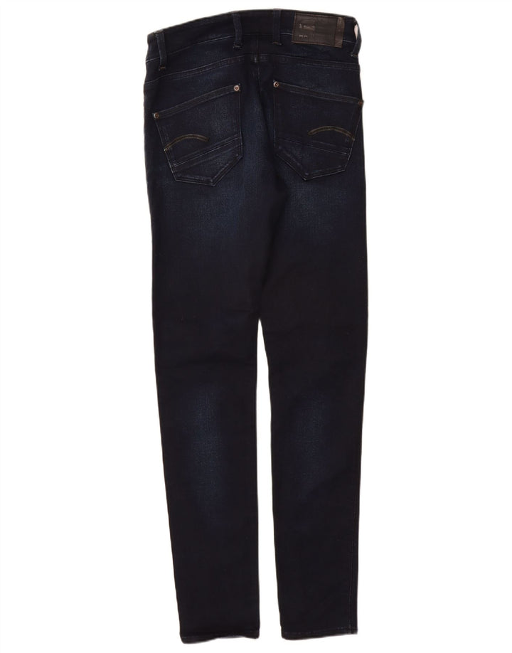 Jeans super slim feminino G-Star W29 L32 algodão azul marinho