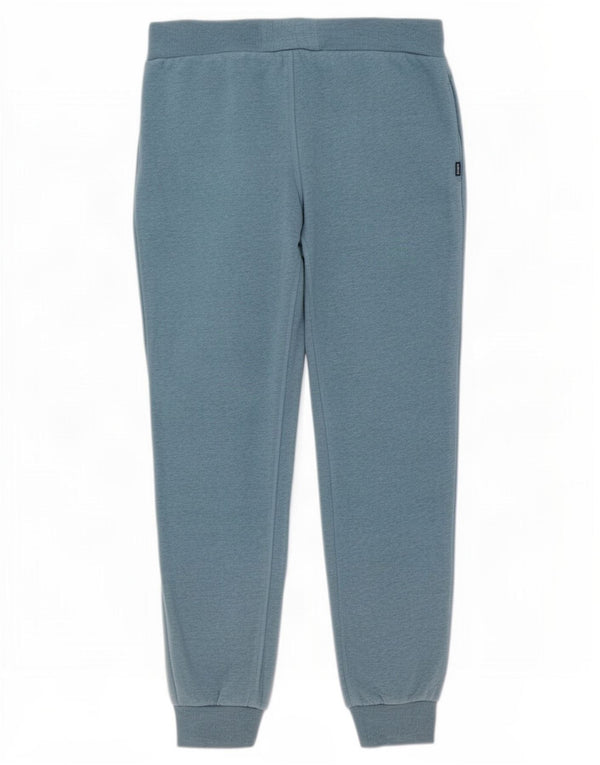 Calça de treino feminina Superdry Joggers UK 16 grande W32 L28 algodão azul