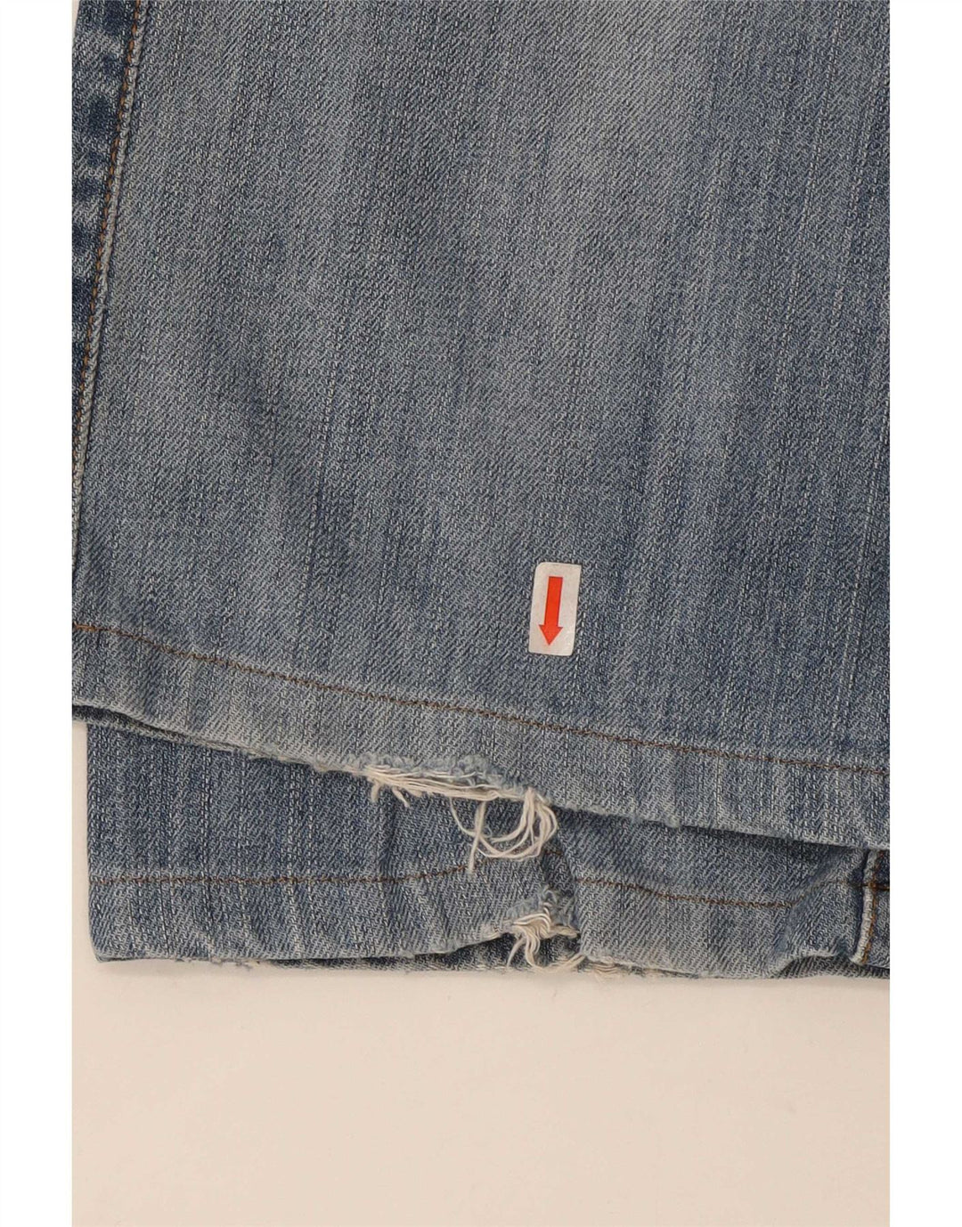 Calça Jeans Levis Masculina 501 Distressed Straight W30 L29 Azul Algodão