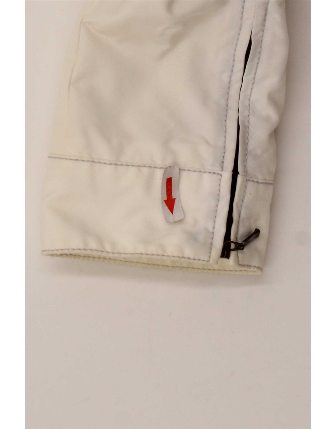 Jaqueta feminina Refrigiwear com capuz e chuva UK 12 médio branco poliamida