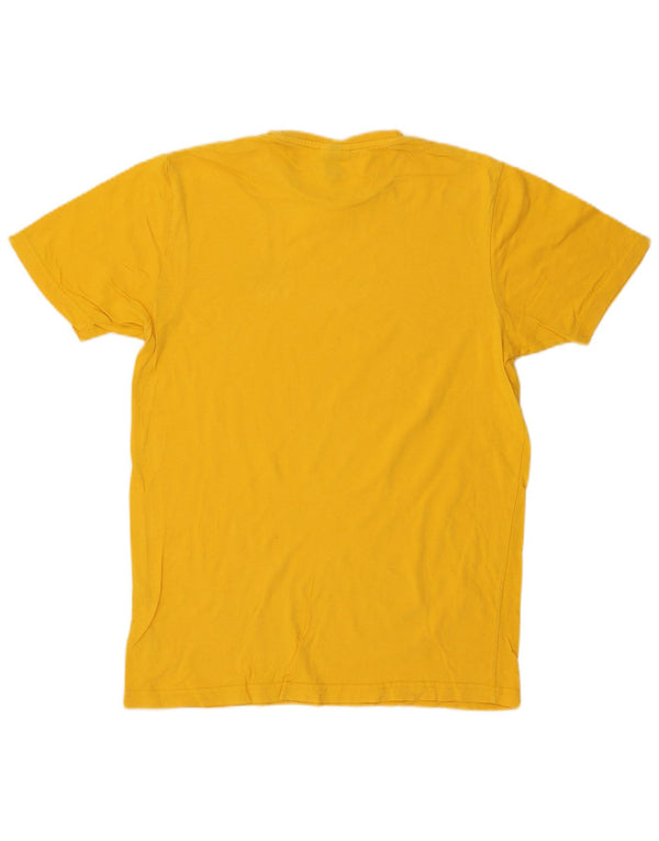 Camiseta masculina Ellesse Top médio algodão amarelo