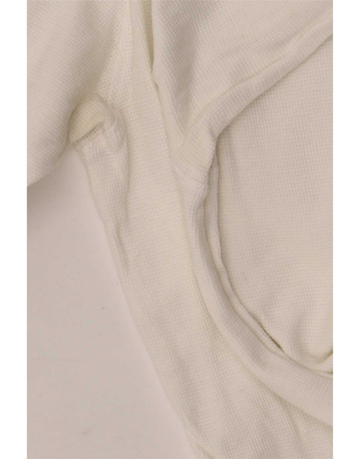 Top masculino Levi's manga comprida médio algodão branco