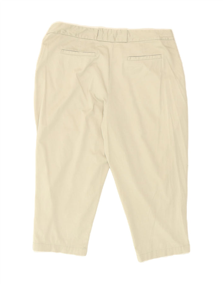 DOCKERS Womens Slim Capri Trousers US 12 Large W34 L20 Green Cotton Vintage Dockers and Second-Hand Dockers from Messina Hembry 