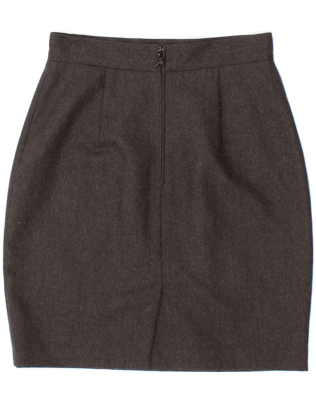 BENETTON Womens Pencil Skirt IT 42 Medium W28  Grey Wool Vintage Benetton and Second-Hand Benetton from Messina Hembry 