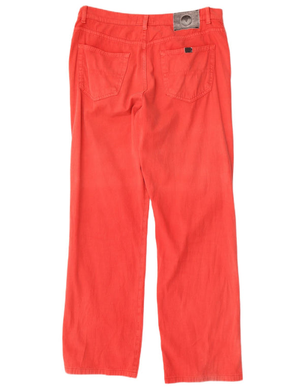 Calça casual reta masculina Trussardi W36 L30 vermelha
