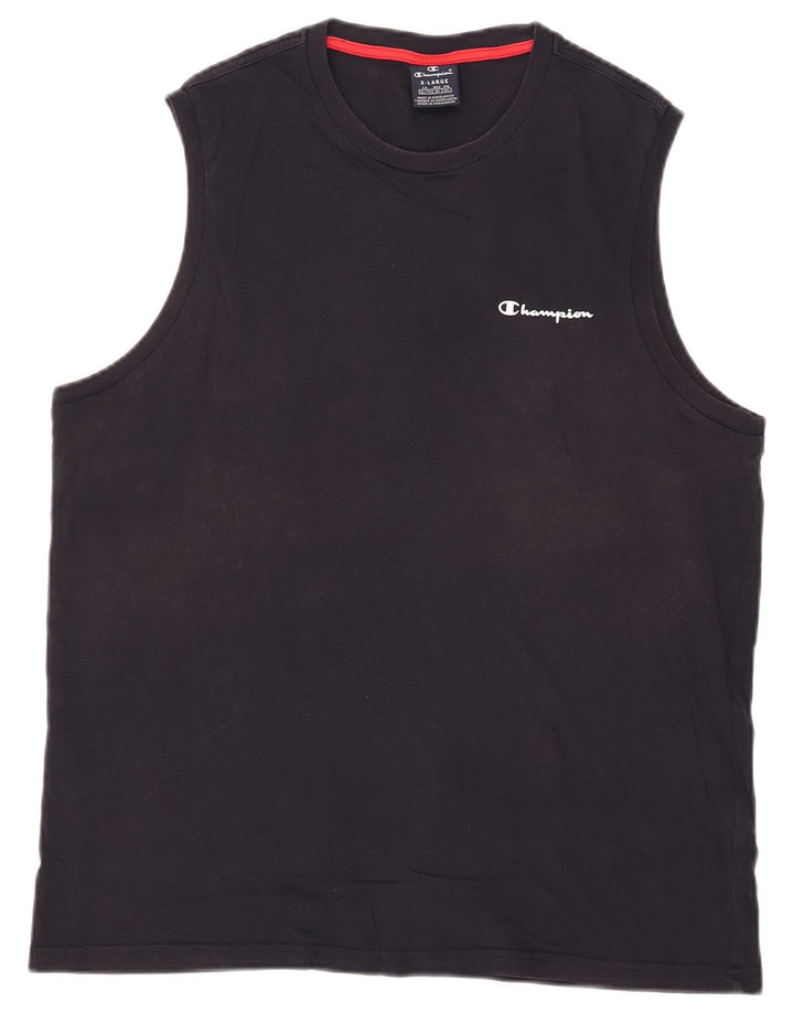 Colete masculino Champion XL azul marinho