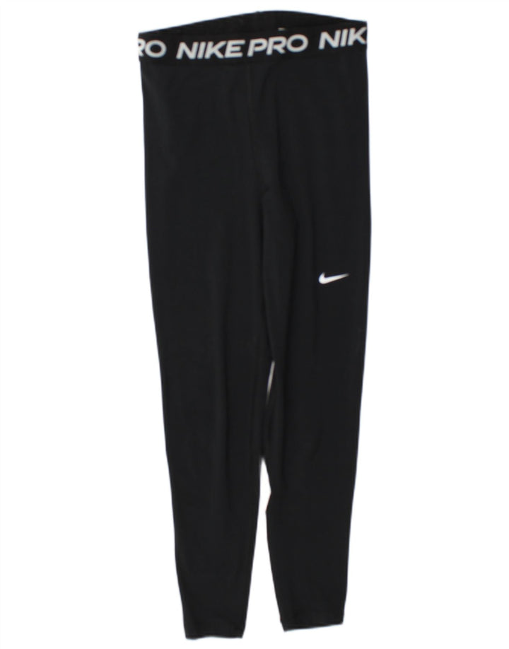 Leggings Nike Dri Fit Graphic UK 10 Pequeno Poliéster Preto