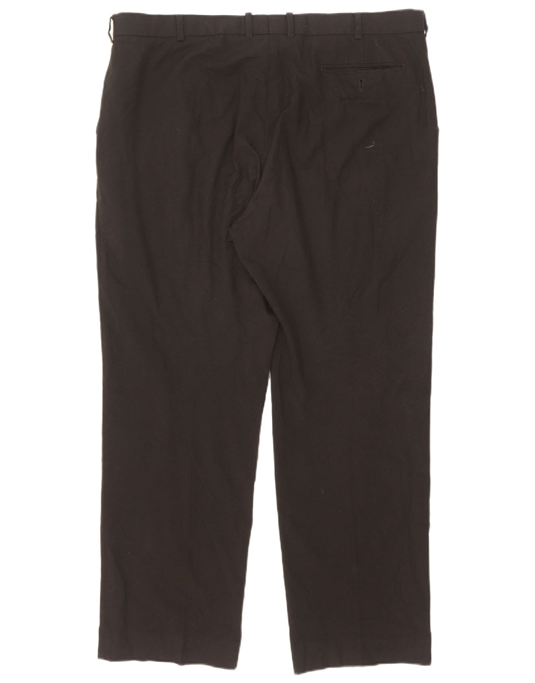 Calça masculina de terno reto sob medida Marks & Spencer W40 L31 preta
